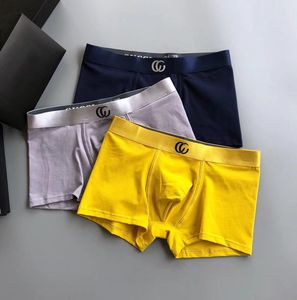 Herenontwerpers Boxers Merken onderbroek Sexy Classic Mens Boxer Casual shorts ondergoed Bloage katoenen ondergoed 3 stks met doos M-2XL 88EE