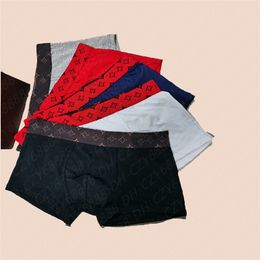 Herenontwerpers boksers heren badmode merken onderbroek sexy klassieke heren bokser casual shorts ondergoed ademende katoenen ondergoed 3 stks met doos oversized