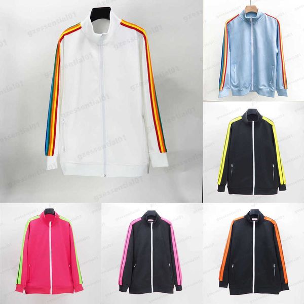 Diseñadores para hombre Chaquetas Hip Hop Street Moda Sudaderas de lujo Hombre Sudor Color Abrigos Hombre Mujer Cremallera Cardigan Sudadera con capucha Ropa Tamaño S-XL