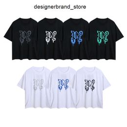 Herenontwerpers Nieuwe t-shirt Angel hiphop zomerbrief Graffiti mode hoogwaardige katoenen ronde nek S-XL.31 ms m