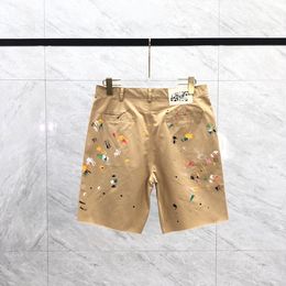 heren ontwerpers Shorts plams shorts broek letterdruk strip singelband casual vijfpuntskleding Zomer Strandkleding Vintage mesh shorts