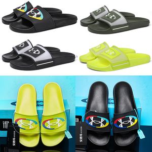 Heren Ontwerpers Slippers Pantoffels Mode Luxe Merk Slipper Leer Rubber Flats Sandalen Zomer Strand Schoenen Loafers Uitrusting BottorgIc Flip Flops Wide Flat