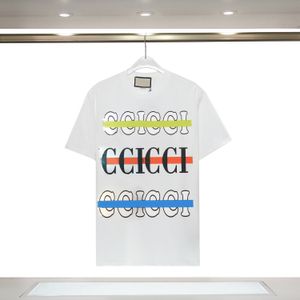 Heren Ontwerpers T-shirt Man Dames Mode Kleurrijke Letter Print T-Shirts Designer Outfits T-shirt Casual Homme S-2XL