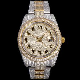 Mentiers de montres Diamond Watch Match Mécanique mécanique 2824 Mouvement Bracelet imperméable Sapphire Business en acier inoxydable 904L 41 mm