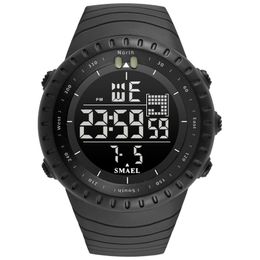 Mens Digital Horloges 2021 Luxe Waterdichte Moderne Klok Mannelijke Dag-Date LED Chronograaf Elektronische Horloges 1237