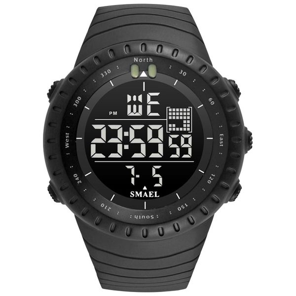 Relojes digitales para hombre 2021, reloj moderno resistente al agua de lujo para hombre, cronógrafo LED con fecha y día, relojes de pulsera electrónicos 1237