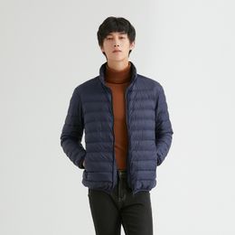 Hommes doudoune designer doudoune manteau d'hiver col montant décontracté simple mode adolescents surdimensionné taille 4XL veste d'hiver avec noir blanc bleu