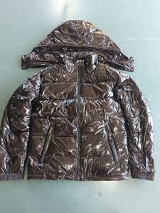 Heren donsjack puffer jassen winter stylist jas parka met capuchon dikke dames veren winddichte bovenkleding koude bescherming badge decoratie veelkleurig maat XS-3XL