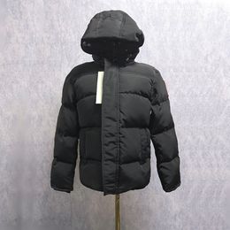 Mensor Down Jackets Diseñador con capucha liviano acolchado acolchado acolchado acolchado abrigo negro parkas doudoune homme daunenjacke manteau babero de invierno Canadá Canadá