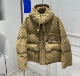 Mens Down Jackets Luxury Brand nouvelle veste ample brodée à l'épreuve du froid pour femmes chaudes et épaisses