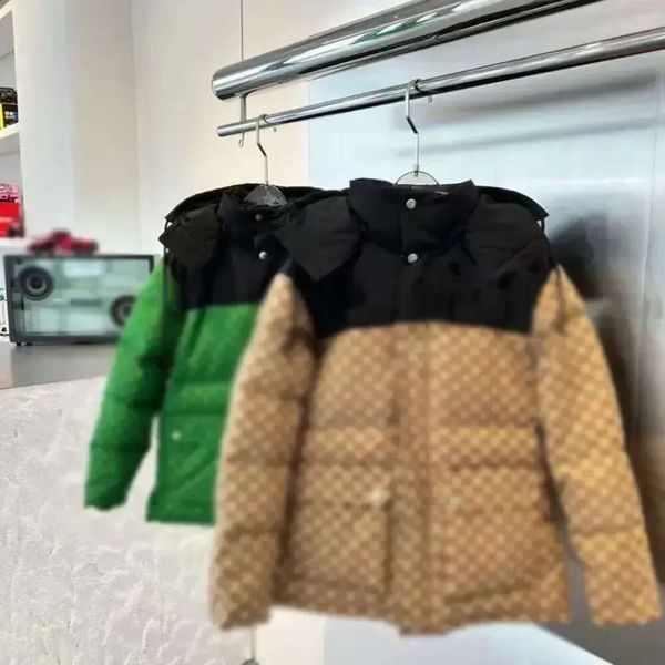 Hommes en bas de vestes parka luxe femme suintements bouffler veste à capuche kaki manteaux de créateurs pour couple masculin ja