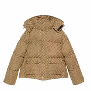 Chaquetas de plumón para hombre Parka Mujer Chaqueta de globo negro de lujo Premium Casual Invierno al aire libre Cálido Cremallera engrosada Caqui Marrón Abrigos de diseñador para pareja masculina