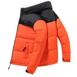 Hommes doudoune Parkas classique vêtements d'extérieur orange décontracté femmes manteau extérieur plume garder au chaud veste d'hiver pour homme