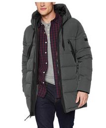 Mens Down Jackets Winter Downs Luxury Classic Fashion Hip Hop Cap Pattern Coats Outdoor Warm Casual