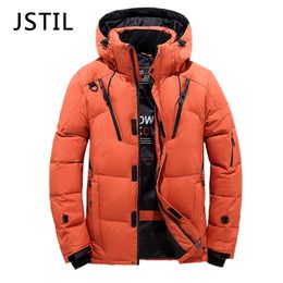 Mens Down Parkas Marque Vestes D'hiver Épais Blanc Canard Chaud Manteaux Casual Mode Haute Qualité Rembourré Veste Hommes 221207