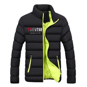 Heren Down Parkas Cotton Clothing Fashion Trapstar Brand Jackets Sport Cycling Print Street Warm Casual Tops 220829