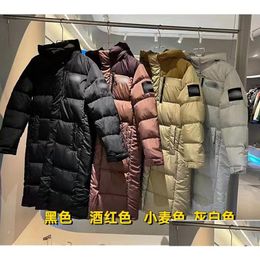 Masculina Down Parkas Long Style Diseñer Jacket North Winter Cotton Women Women Face Face Forra de viento al aire libre Pareja gruesas abrigos cálidos t dhi72