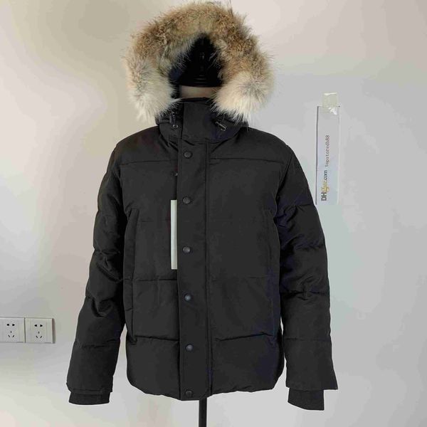 Parkas de plumón para hombre Chaquetas de plumón Parka para hombre Parka acolchada de invierno canadiense Chaqueta gruesa con capucha Chaqueta para caballeros Calienta Abrigos fríos Protección Ropa exterior a prueba de viento XS-3XL