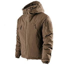 Parkas de plumón para hombre MIG 20 Chaquetas tácticas Hombres Cazadora impermeable militar Caza Camping Senderismo Abrigos cálidos Chaqueta de región súper polar 231010