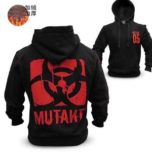 Mens Down Parkas Mutant Mens Winter Wool Loose Coat Singlets Sweatshirts Mens Fleece Sweats à capuche Stringer Bodybuilding Fitness Chemises Convient 221017