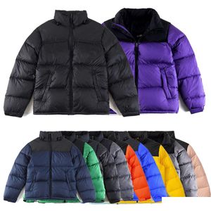 Heren Down Parkas Puffer Jacket Dames Winterontwerper Noordwarmte parka -jas Borduurwerk Out -wear Mtiple Color Jackets maat OTOS1