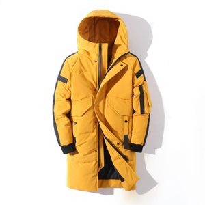 Hommes vers le bas Parkas adolescents veste d'hiver élégant mâle manteau épais chaud homme vêtements marque vêtements Parka 221207
