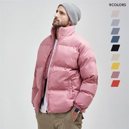 Heren donsparka's Winter heren gewatteerde katoenen jas jas Plus maat 8XL bovenkleding Warme gewatteerde parka Allmatch losse basis pufferjack heren 221010