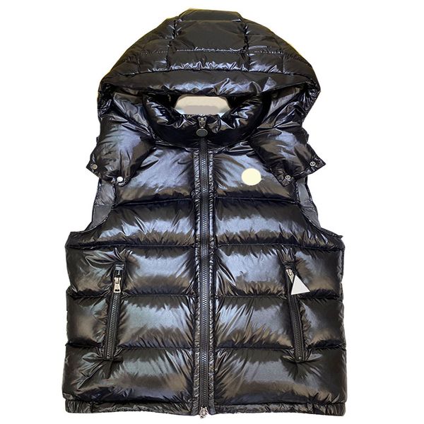 Mens Down Vest Fashion Designer Hiver sans manches Puffer Jacke manteau Zippers Coupe-vent Puffer Campus Doudoune à capuche chaude coupe-vent Veste de cyclisme