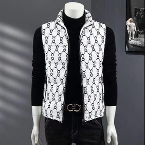 Heren Down Vesten Designer Emboeerde luxe letter Bandge Style Dames Downs Vest Warm Outerwear