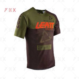 Heren downhill T-shirt Korte mouwen mountainbike jersey Camiseta Enduro MTB Shirt MX Moto Jersey Motochross MTB strakke racecar J240506