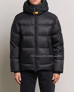 Mens Downs Invierno Parajum Pato blanco Down Black Down Jacket