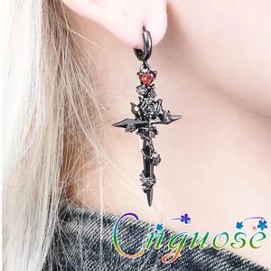 Heren oorbellen neutrale oorbellen Y2K DIY Rock Punk stijl oor gespen oorstekers oorbellen Steampunk oorbellen 240313