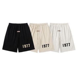Mens Ess 1977 Shorts Lettre imprimées Pantalons courts décontractés Fashion Summer Men Essen Pantal
