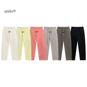 Mens Essentialsweatpants Pantalones para hombres Ess Pant Diseñador para hombre Niebla Miedos de Dios Doble Hilo Essen Flocado para mujer Suelto Relajado Deportes Guardia de manga recta