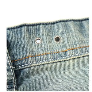 Jeans skinny de créateur européen masculin - Purple brodé de style croux vintage pantalon de jean de mode Slip Slip Fit Tailles 28-42