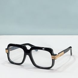 Lunettes pour hommes, monture optique carrée noire/or, monture classique à jante complète, mode allemande HipHop, avec boîte