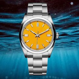 heren beroemd merk horloge automatische mechanische horloges van hoge kwaliteit eeuwige volledig roestvrijstalen band 41 * 36 mm waterdichte keramische ring verjaardag luxe horloge