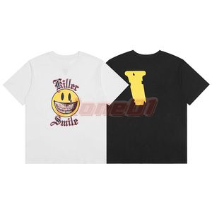 Marque de mode pour hommes T-shirt Designer Hommes Femmes Hip Hop Big V Print Tees Couples Vêtements décontractés Taille S-XL