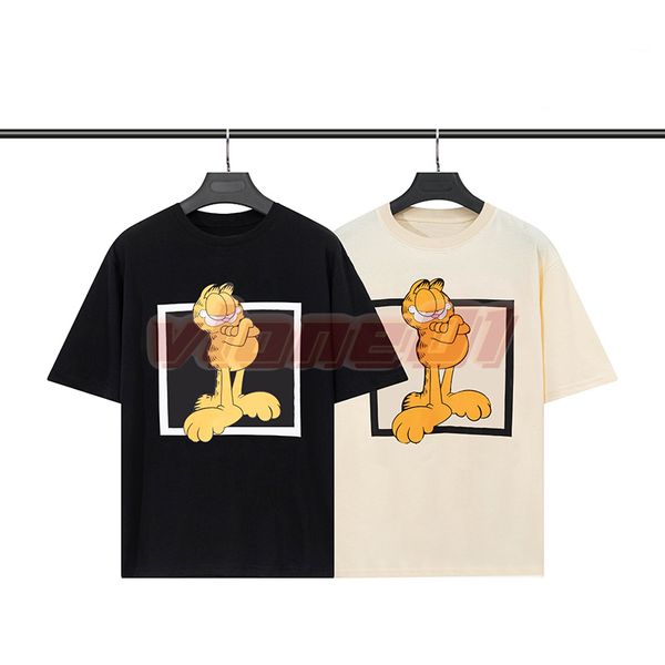 T-shirt imprimé de dessin animé de mode pour hommes High Street T-shirts à manches courtes pour femmes Tops d'été Taille S-XL