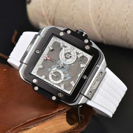 Мужские модельерские часы с кварцевым механизмом, автоматический удобный резиновый ремешок, водонепроницаемые наручные часы, женские модные часы