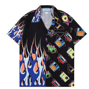 Chemise hawaïenne à manches courtes pour hommes, imprimé floral, décontracté, à la mode, costumes de plage d'été, robe de styliste, chemises à boutons