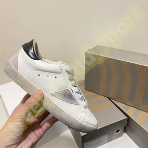 MENS FOLM Golden Casual Shoes Womans Do Old Dirty Flat Boots Sneakers Super Star Leather Plate-Forme Luxury Sneaker extérieur Designer Designer Gooses Shoe P58