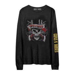 Heren Mode Guns N Roses T-shirts Vintage Lange Mouw Tee Tops GnR Rock T-shirt Mannen Losse Oversized Streetwear 240129