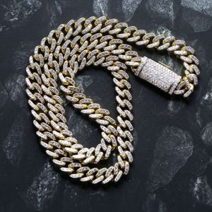 Mens mode -sieraden accessoires gemaakt 925 Sterling Silver Hip Hop Chain met verbeterde GRA -gecertificeerde diamant en VVS -duidelijkheid