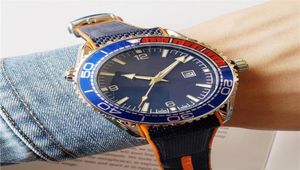 Mens Fashion Luxury Watch Sport Quartz Movement Polshipwatch Rubber Riem Designer Luxe heren horloges klok hele 6538486