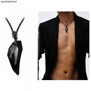 Collier de collier de chaîne de corde à la mode pour hommes OBSIDIAN MENSE