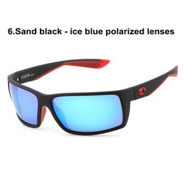 Lunettes de soleil de mode masculine 580p Protection UV Polarisée Femmes Luxury Des lunettes de soleil Reefton Frame tac Lens6742138