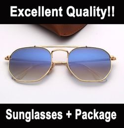 Mens Fashion zonnebril Ray Zonnebril Dubbele brug Dames Desinger Zonnebrillen Dames Eyeware met Top Leather Case Retail Pacakg6475207