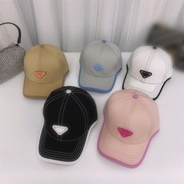 Chapeaux de baseball ajustés Chapeaux Designer Triangle Hat Luxury Fashion Unisexe HAUT