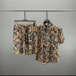 Мужские рубашки с цветочным тигровым принтом Повседневная гавайская рубашка на пуговицах с коротким рукавом Костюмы Летний пляж Дизайнерские рубашки M-3XL QW7